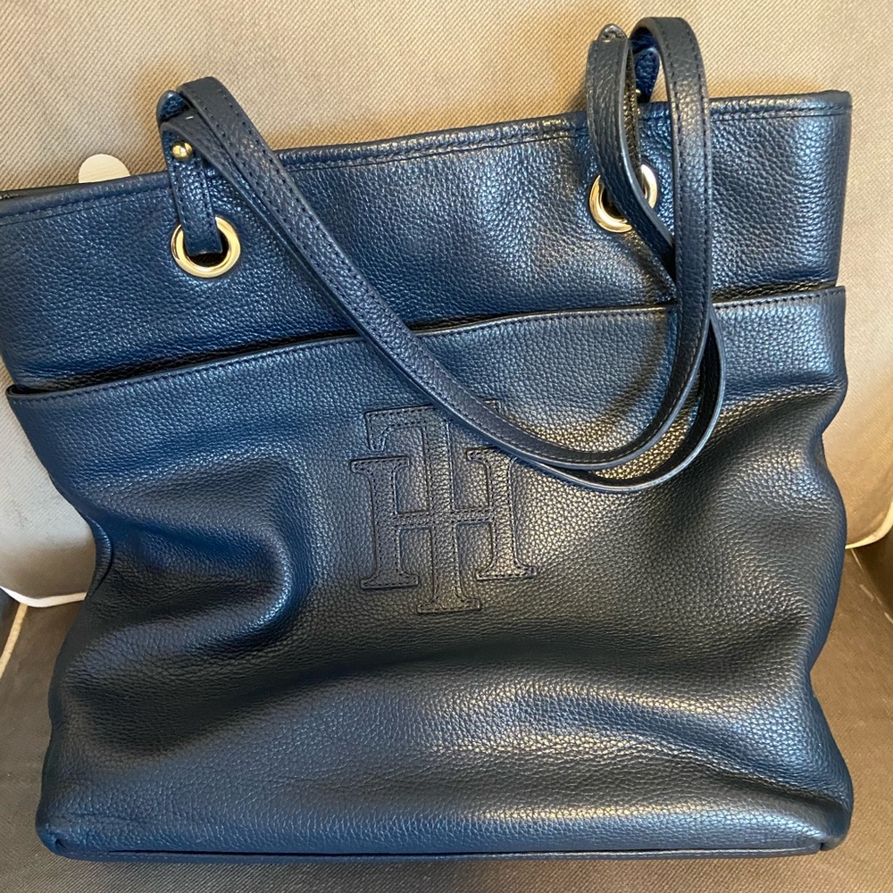 Tommy Hilfiger leather tote